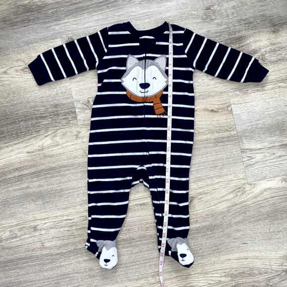 Baby boy footed PJs Bodysuits 4-piece Bundle 6M - Picture 4 of 7